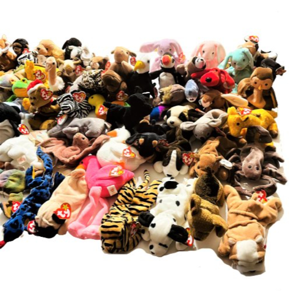 Ty Beanie Baby Lot-Total Of 74 Beanies New with Tags-Many Rare Hard to Find - Picture 2 of 4